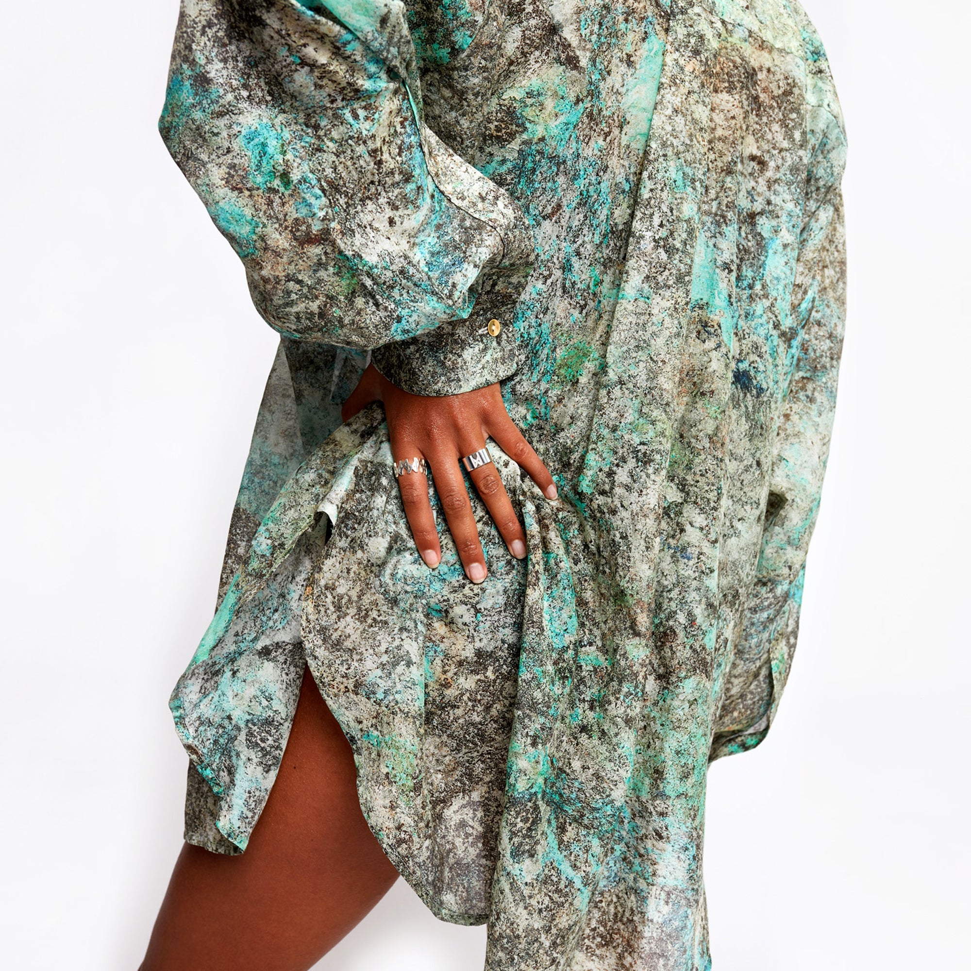 Winona Aqua Relaxed Shirt