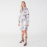 Carte Blanche Purple Fluorite Shirt Dress