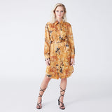Carte Blanche Yellow Fluorite Shirt Dress