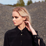 Carte Blanche Black Silk Shirt Dress