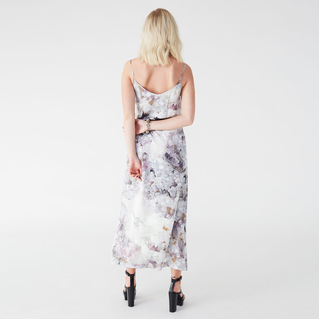 Pfeiffer Purple Fluorite Slip Dress
