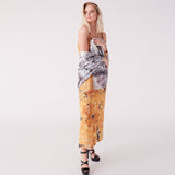 Pfeiffer Yellow Fluorite Slip Dress