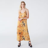 Pfeiffer Yellow Fluorite Slip Dress