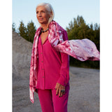 Smith Fuchsia Boyfriend Shirt