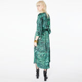 Harry Malachite Midi Shirt Dress