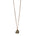 The Raw One Pyrite Necklace by Märta Larsson with raw pyrite crystal pendant on gold vermeil chain. Handcrafted pyrite necklace with metallic edge — bold and minimalist design.