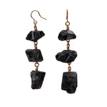 XXX Black Tourmaline Earrings
