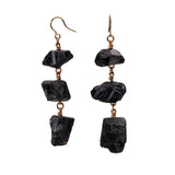 XXX Black Tourmaline Earrings