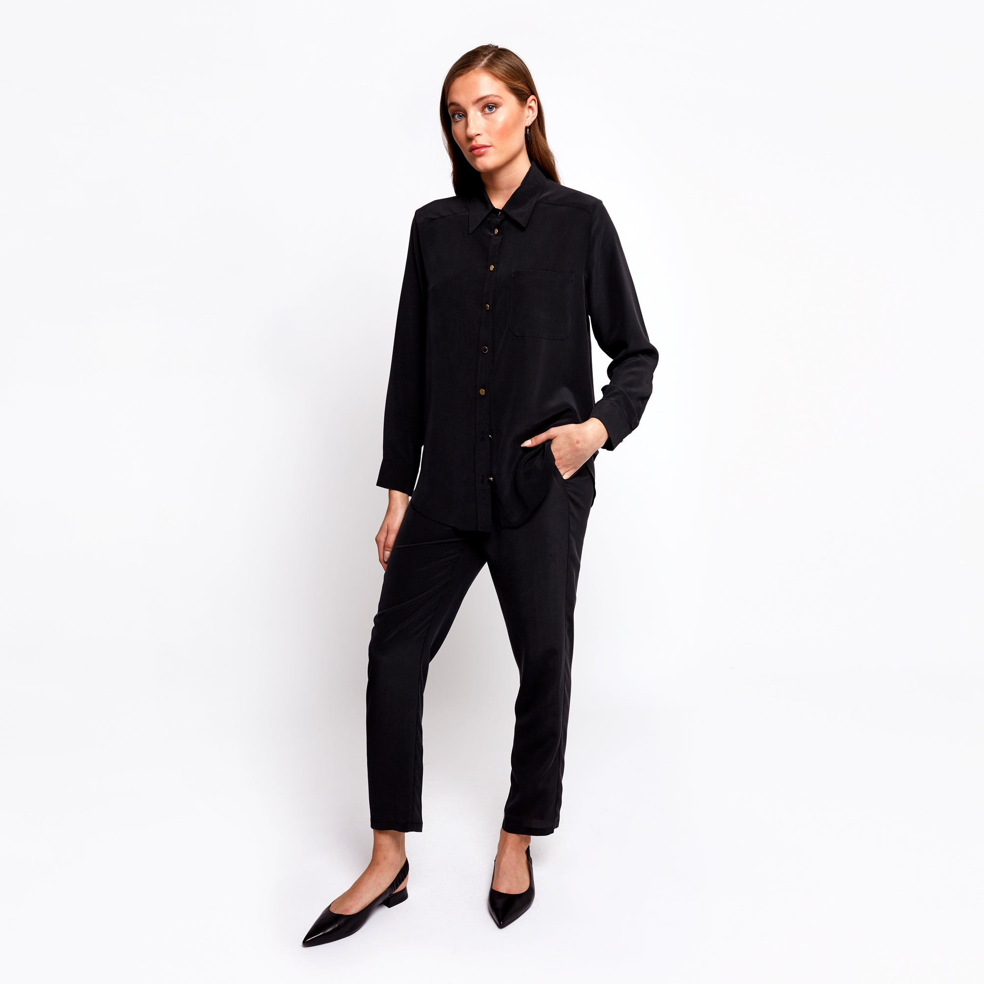 Smith Black Boyfriend Shirt