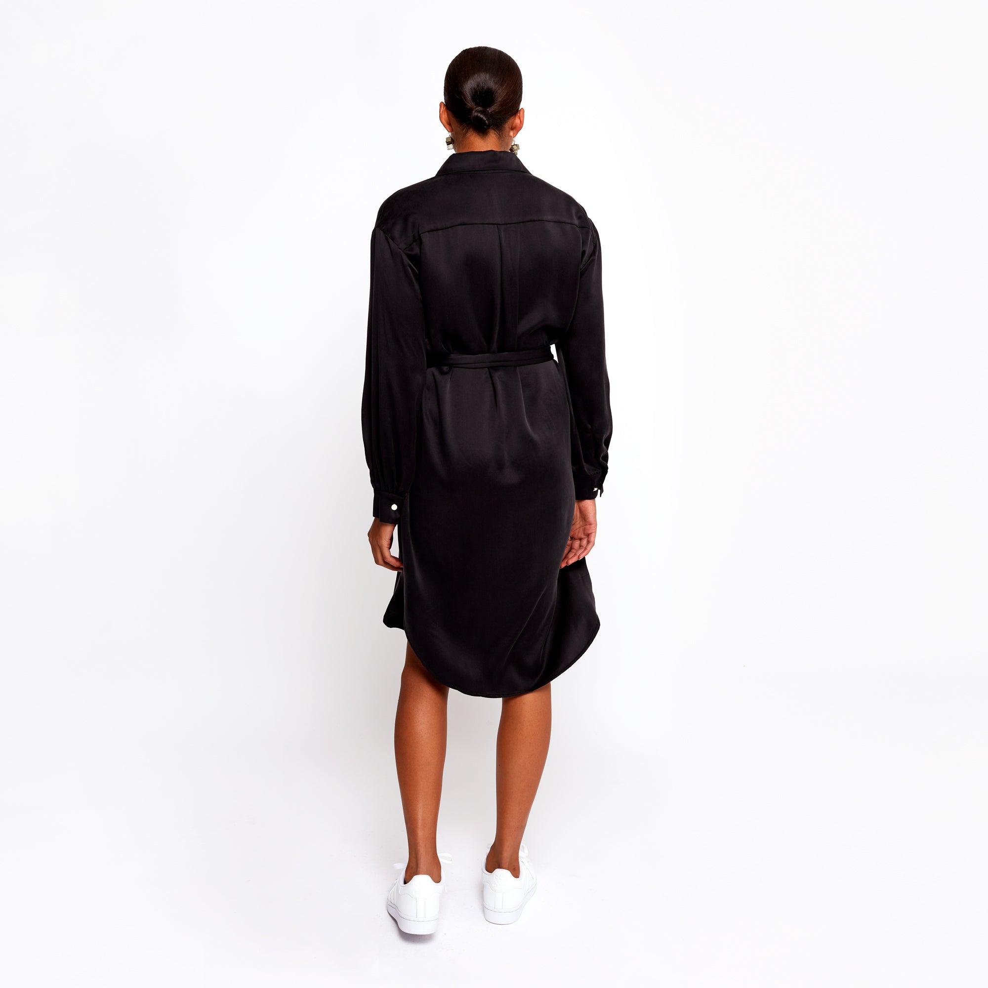 Carte Blanche Black Shirt Dress