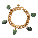 Wrist Collar Bracelet Ruby Zoisite