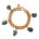 Wrist Collar Bracelet Ruby Zoisite