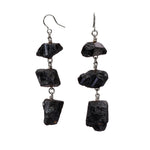 XXX Black Tourmaline Earrings