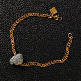 The Raw One Calcite Pyrite Bracelet