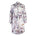 Product-only image of the Carte Blanche Silk Satin Shirt Dress by Märta Larsson, displayed against a white background. This elegant silk shirt dress features a crisp collar, button-through front, and removable belt — a versatile fashion dress for women and a staple in luxury womenswear.