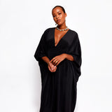 dunaway black kaftan
