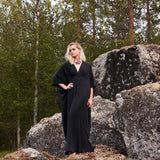 dunaway black kaftan