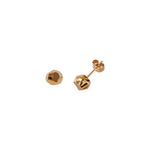 Dee Dee Stud Earrings Gold Vermeil Recycled Silver