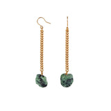 Keep Me Hanging Ruby Zoisite Earrings