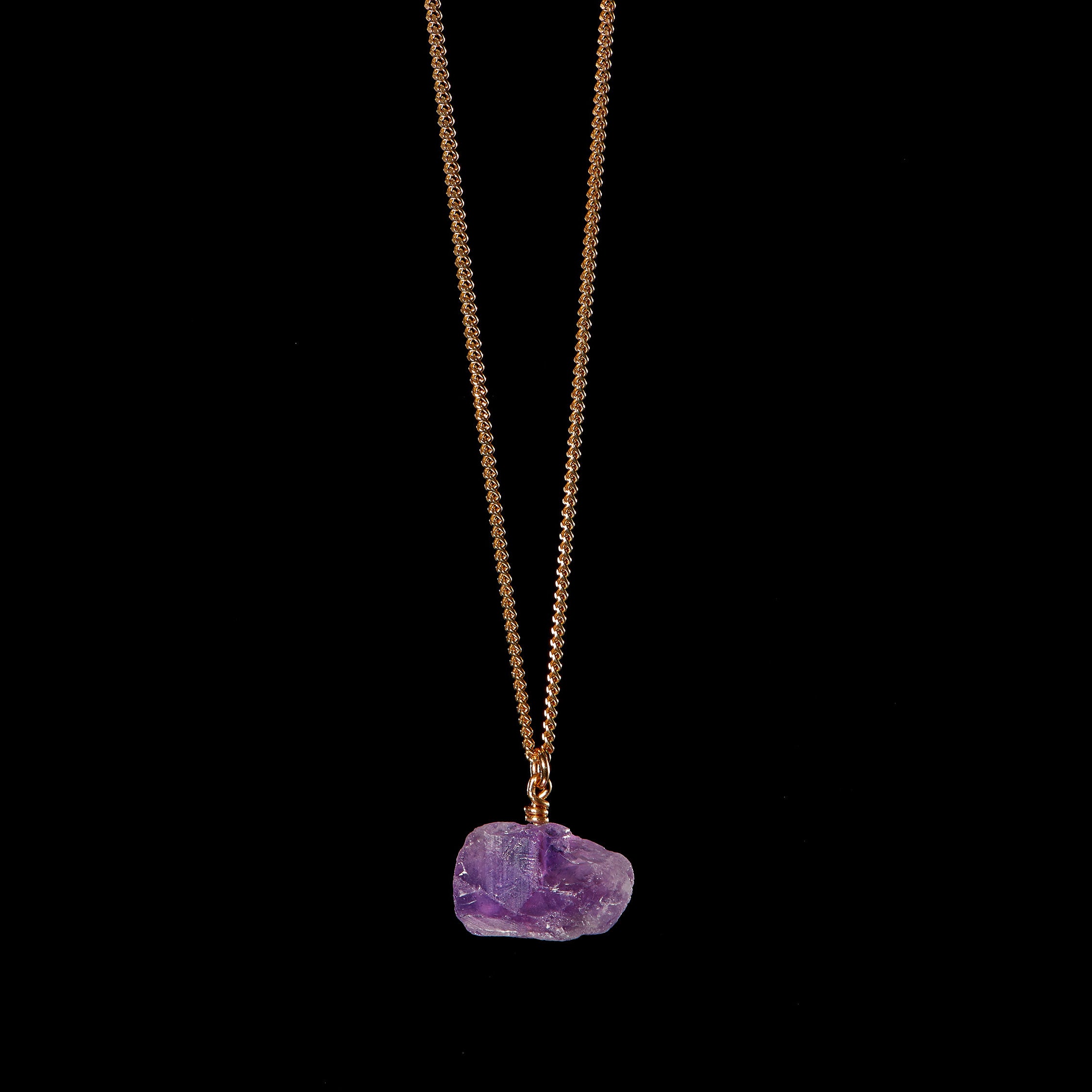 The Raw One Amethyst Necklace