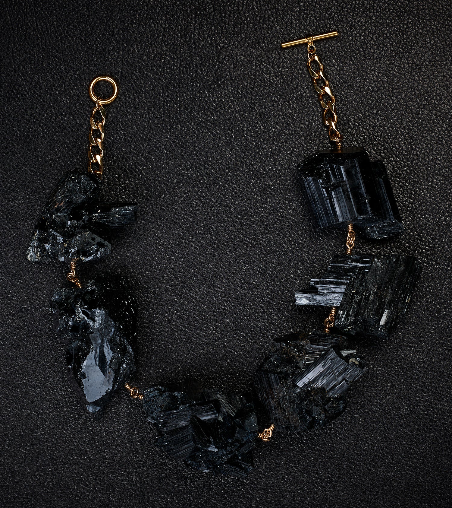 Not A Pearl Necklace XXL Black Tourmaline Crystal