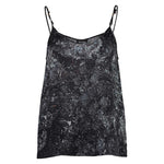 Product-only image of the Paradis Silk Satin Camisole by Märta Larsson, displayed against a white background. The clean front design and silk satin texture elevate this camisole top into a wardrobe essential — ideal for pairing with fashion jewelry or layering under a Smith shirt.