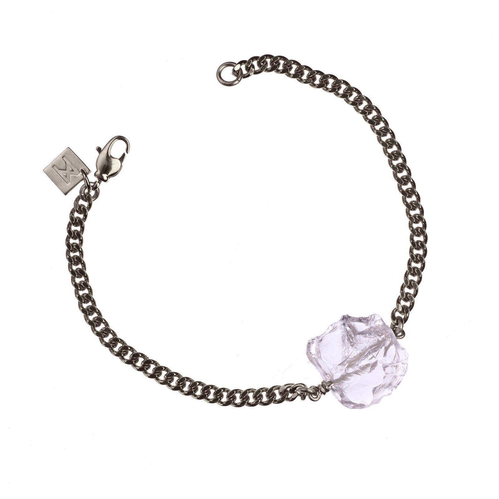 The Raw One Quartz Bracelet Silver