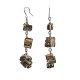 XXX Shiny Pyrite Earrings