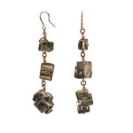 XXX Shiny Pyrite Earrings