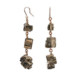 XXX Shiny Pyrite Earrings