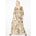 Dunaway Pyrite Metallic Silk Kaftan