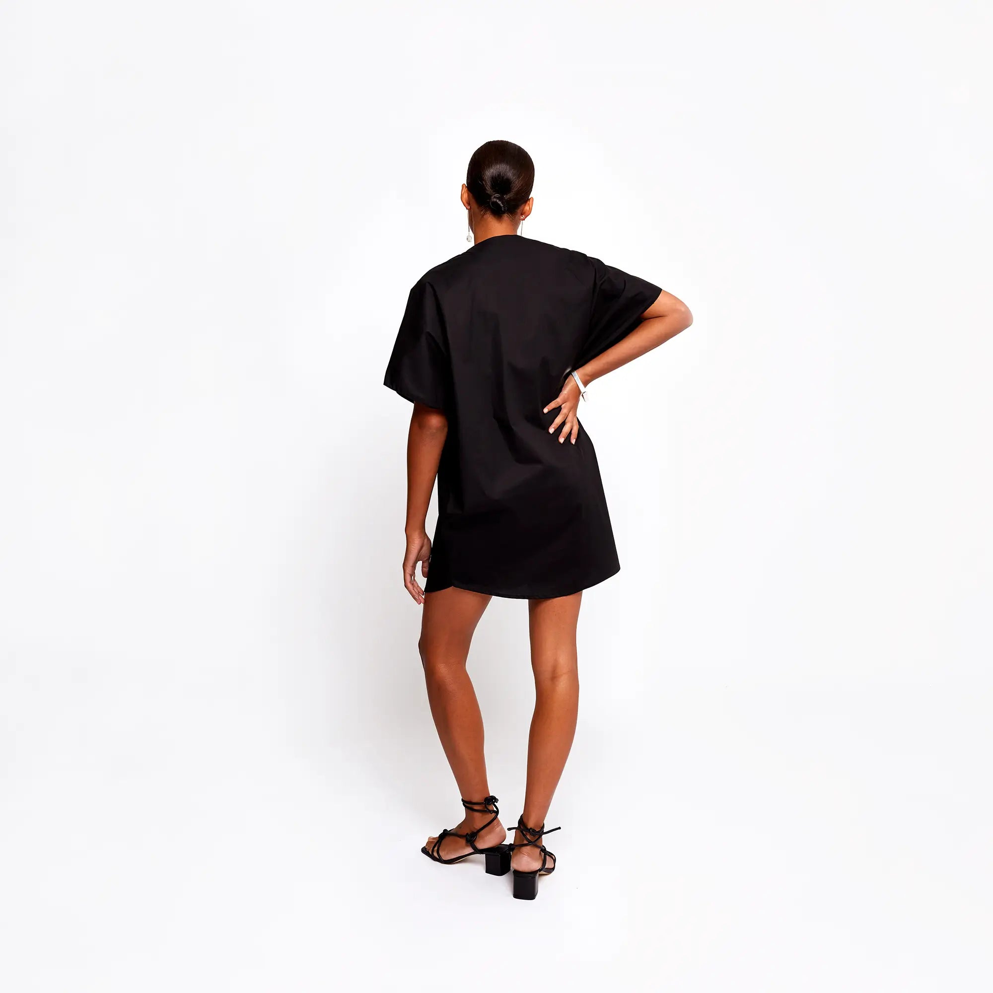 Joplin Black Short Kaftan