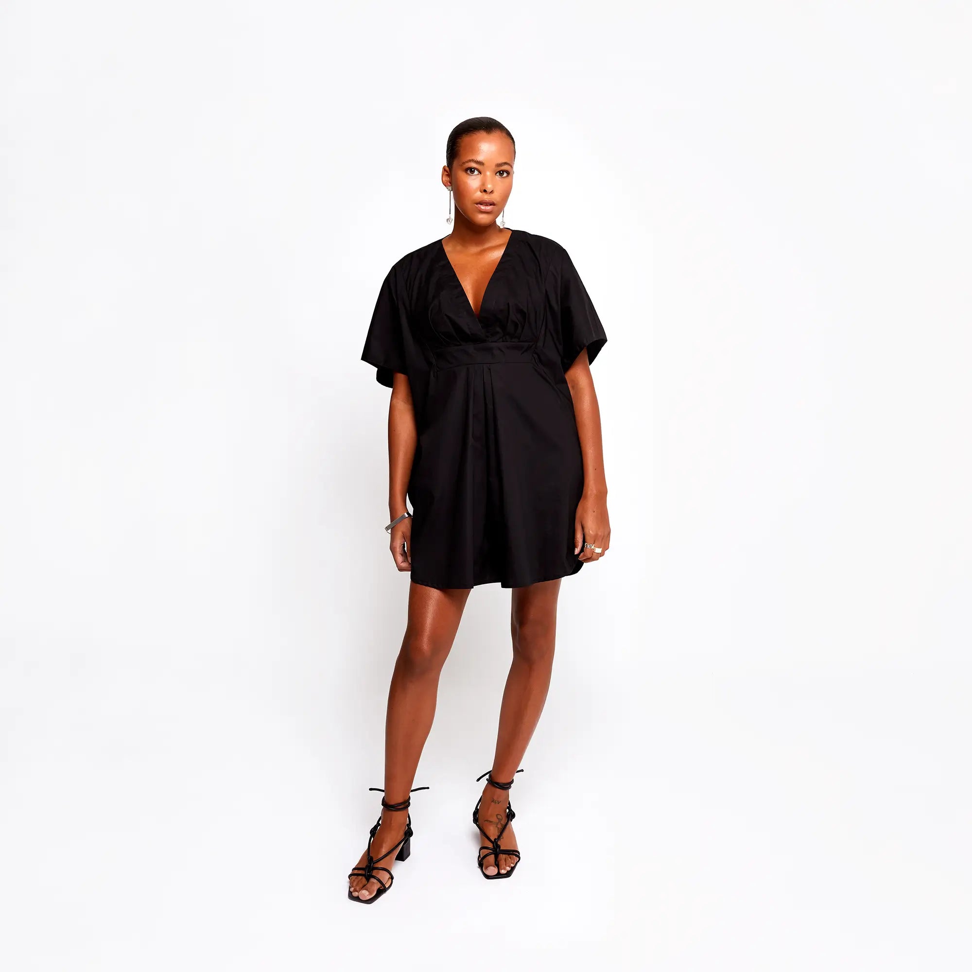 Joplin Black Short Kaftan