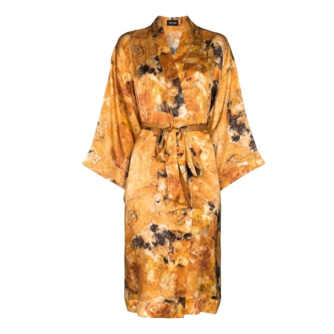 Rossellini Fluorite Silk Kimono