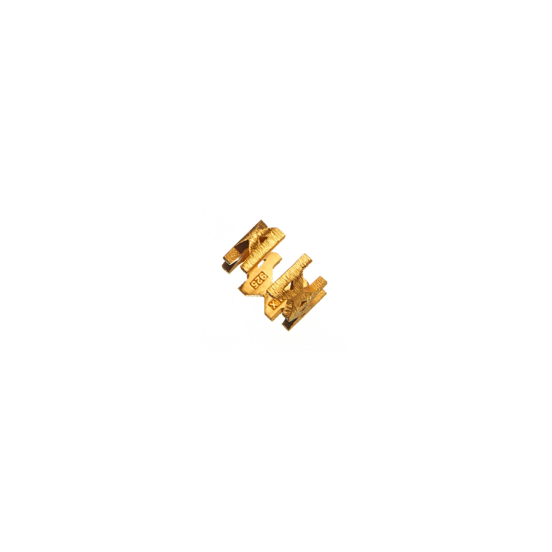 MMM Brushed Vermeil Ear Cuff