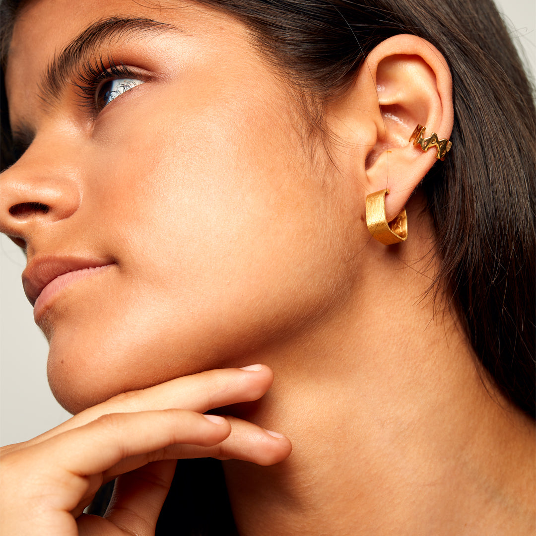 MMM Polished Gold Vermeil Ear Cuff