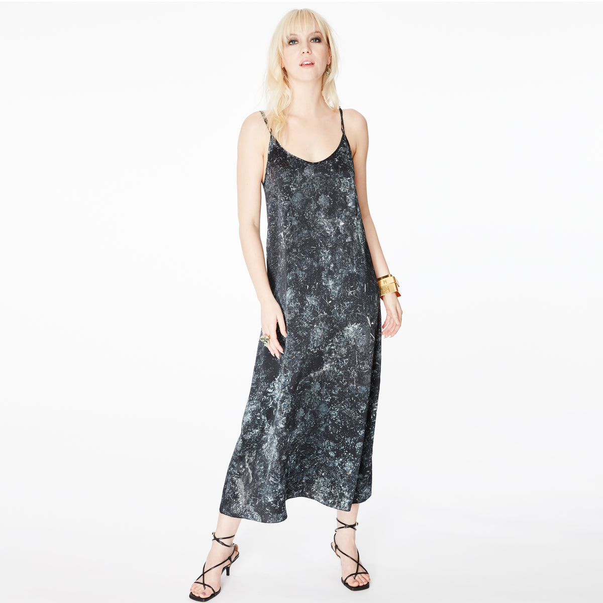 Pfeiffer Goethite Silk Slip Dress