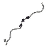 XXX Black Tourmaline Bracelet Silver