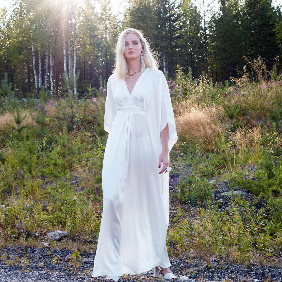Dunaway White Kaftan