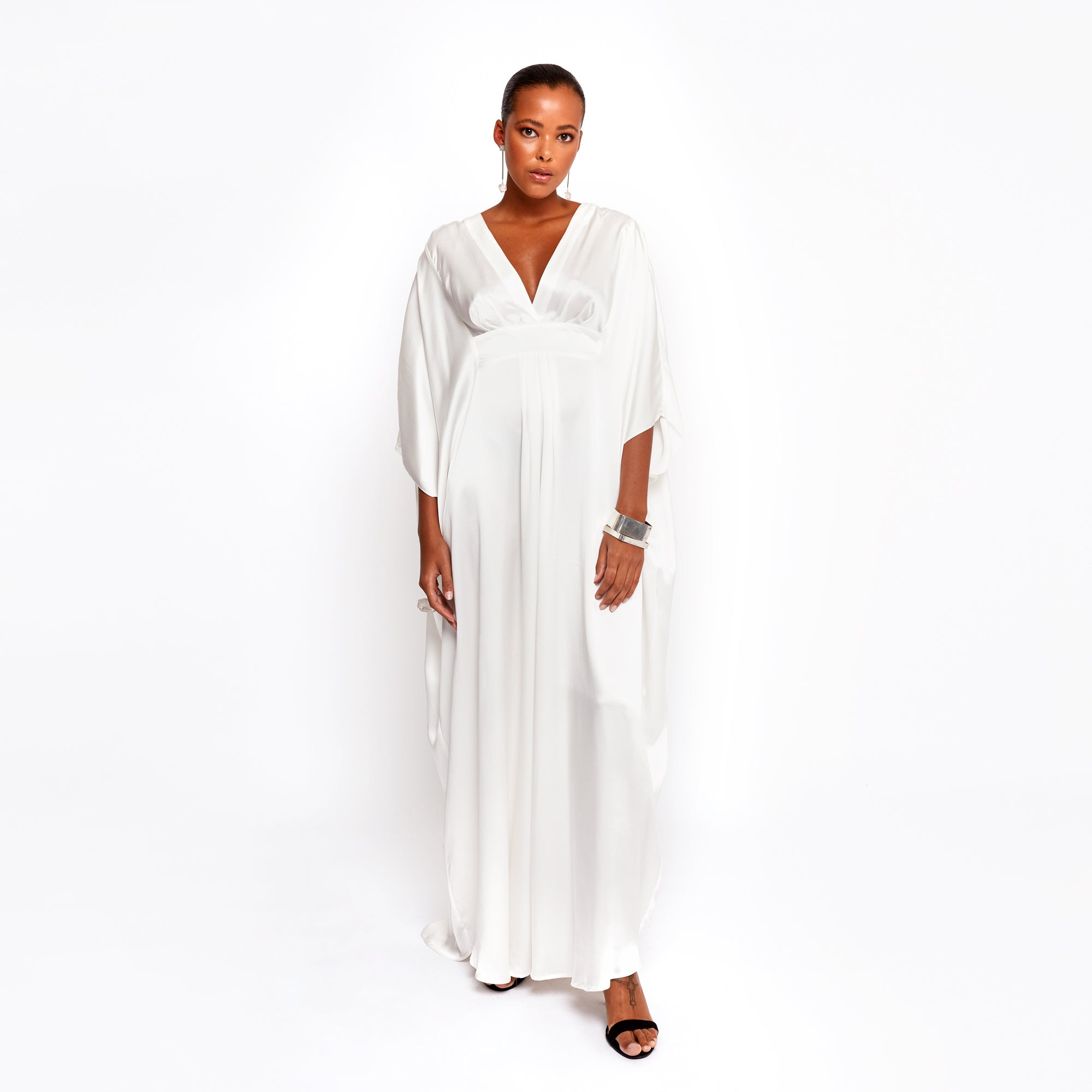 Dunaway White Kaftan