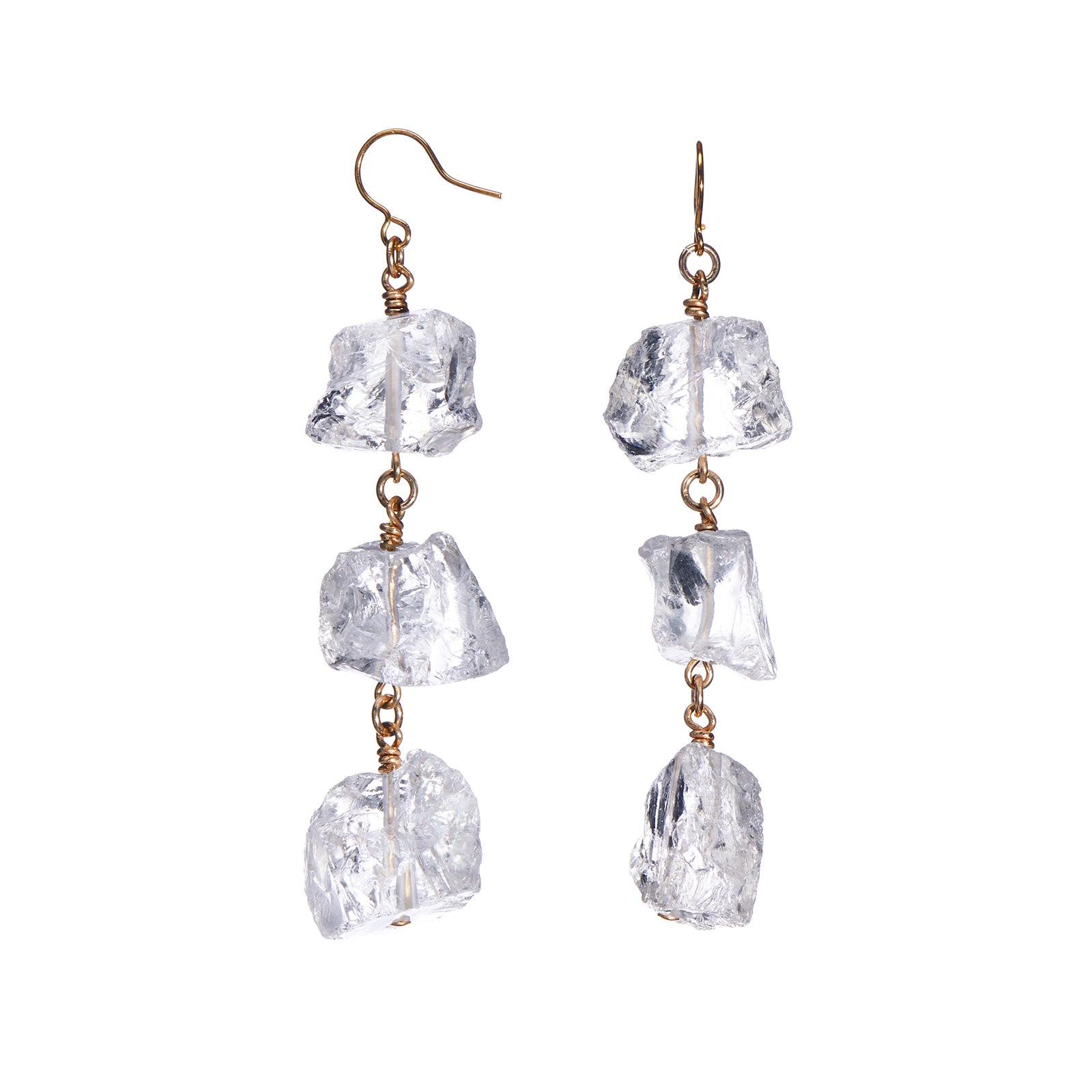 Yeah Yeah Yeahs Rough Quartz Earrings