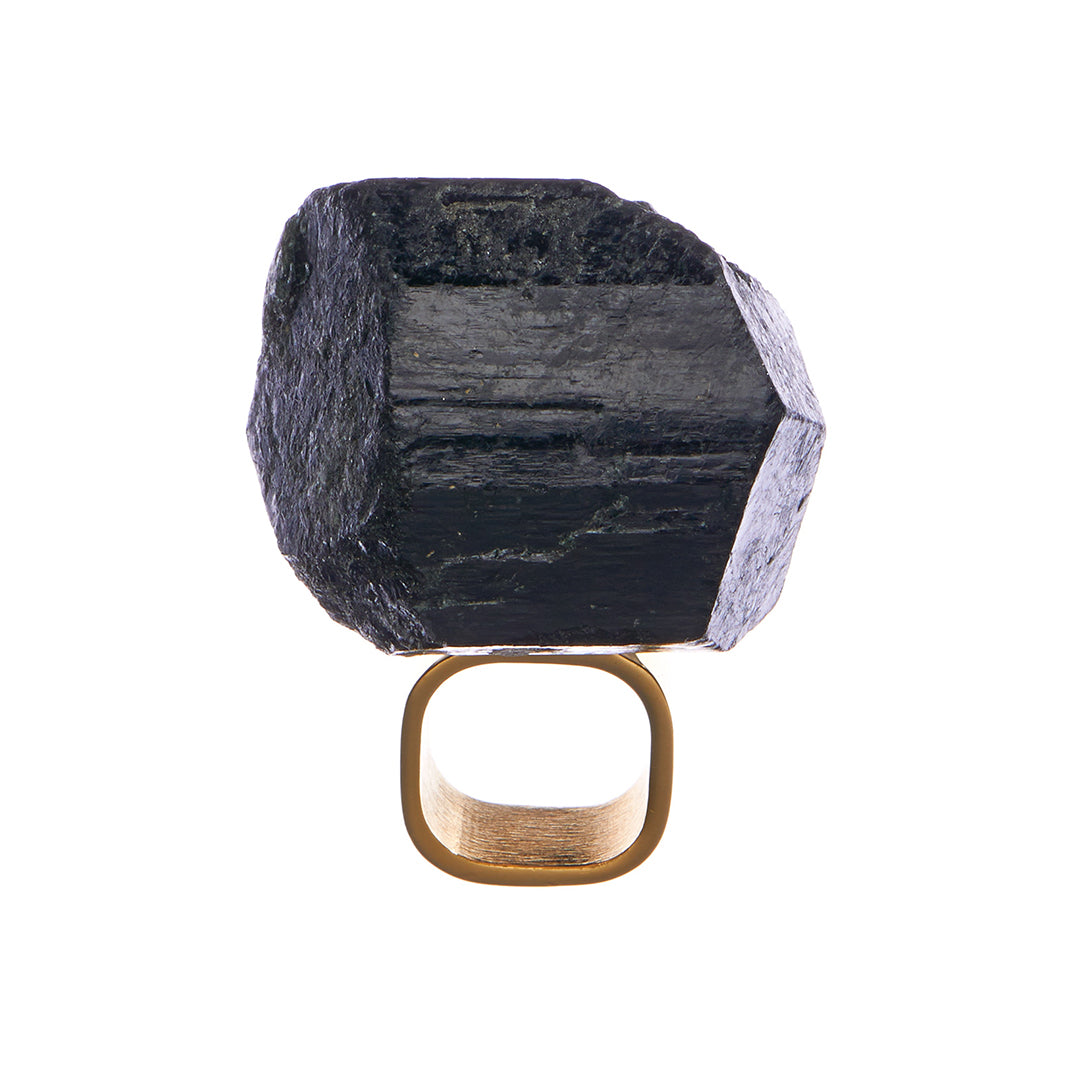 Art Ring Black Tourmaline