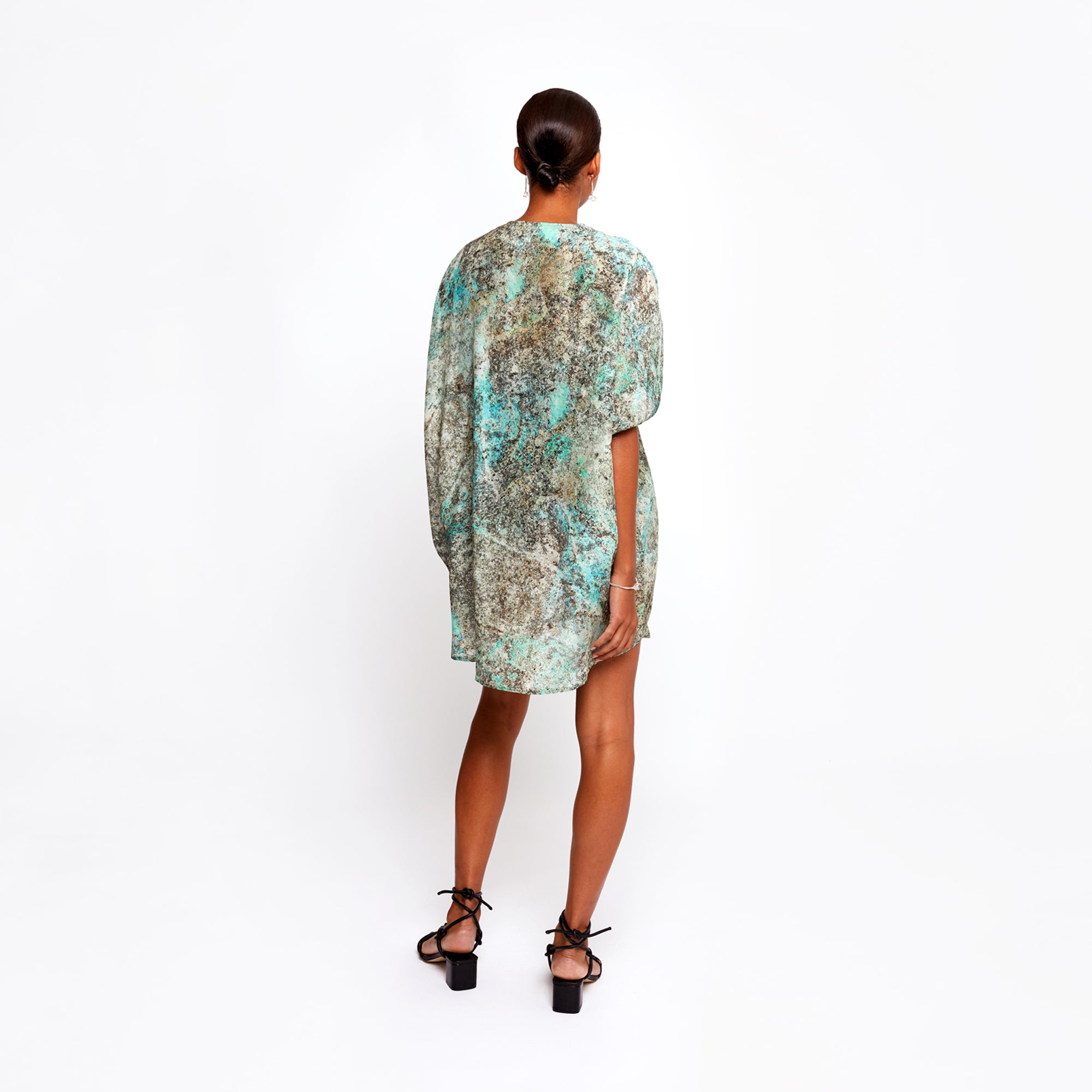 Joplin Aqua Short Kaftan 