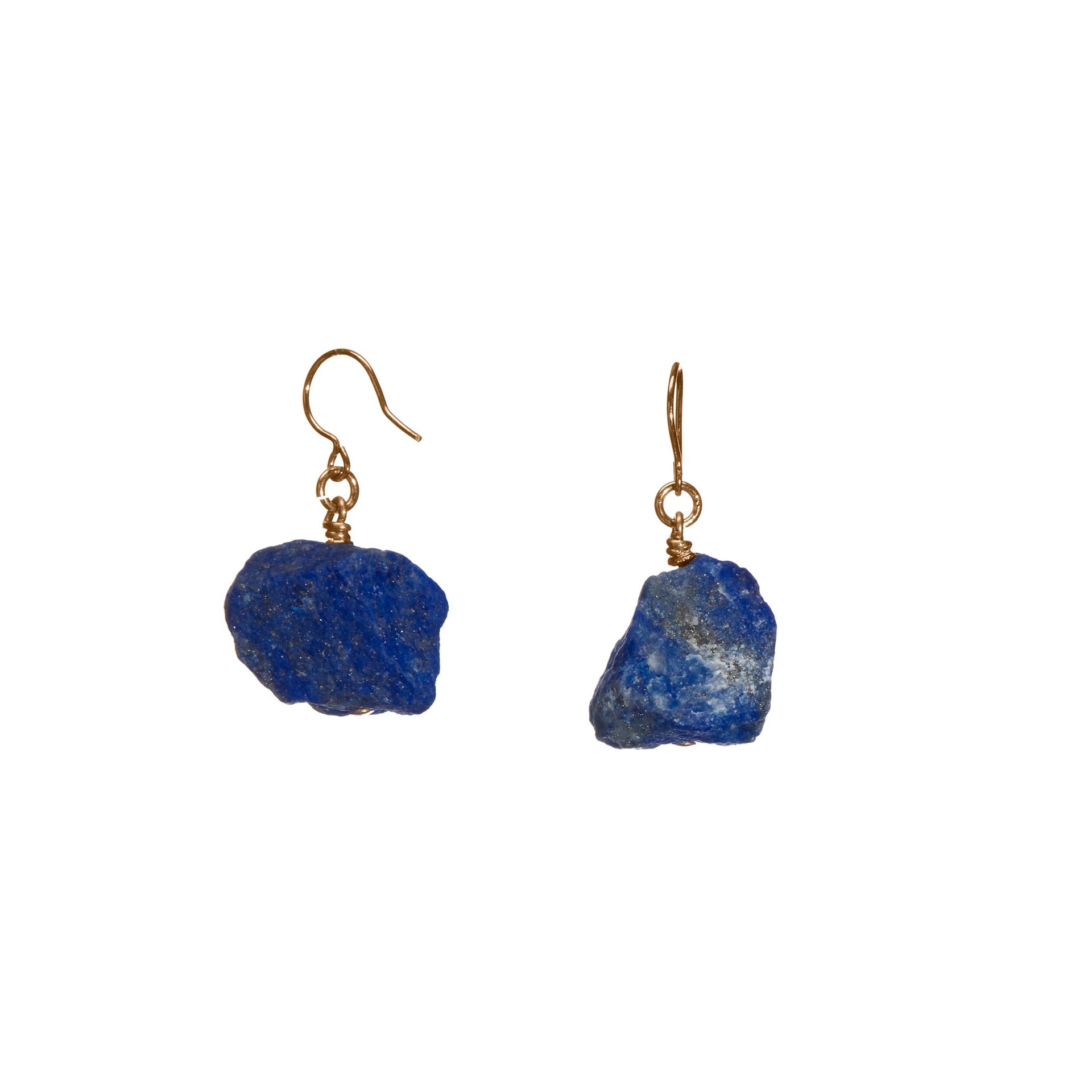 Raw One Lapis Lazuli Earrings