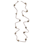 Lucky 13 Shiny Pyrite Necklace