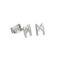 Signature Polished Silver Earrings