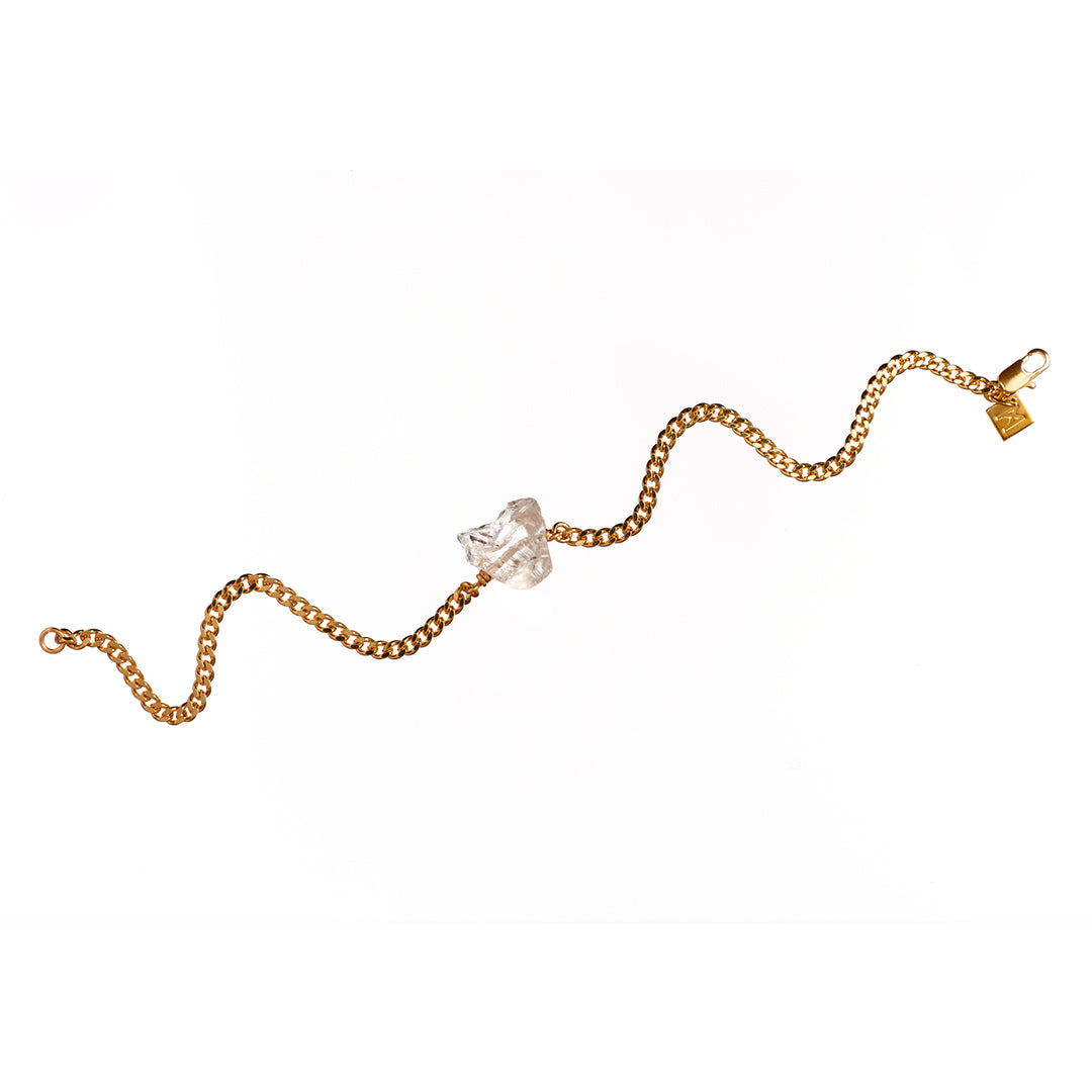 Raw One Rough Quartz Anklet