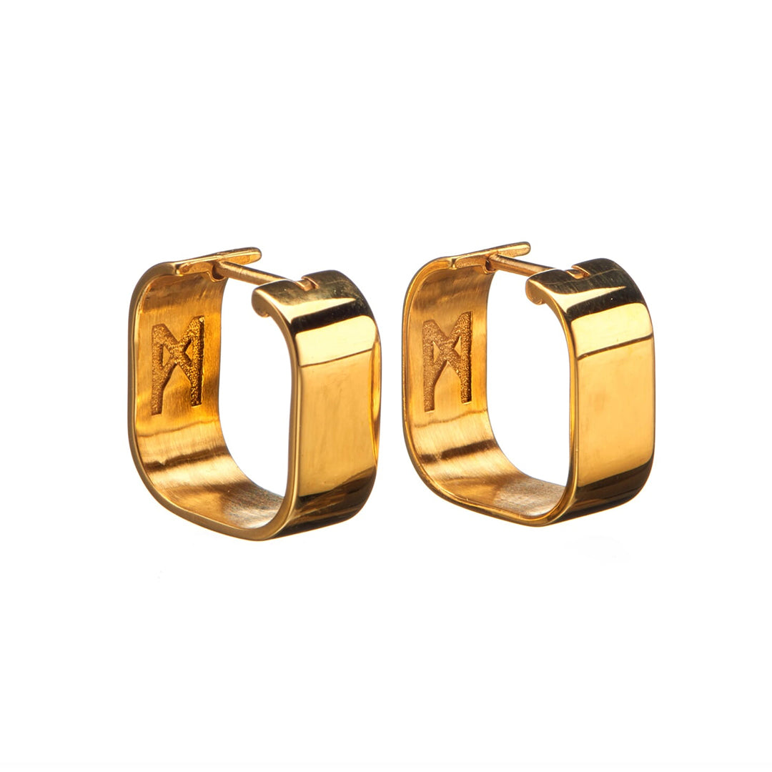 Signature Creole Polished Earrings