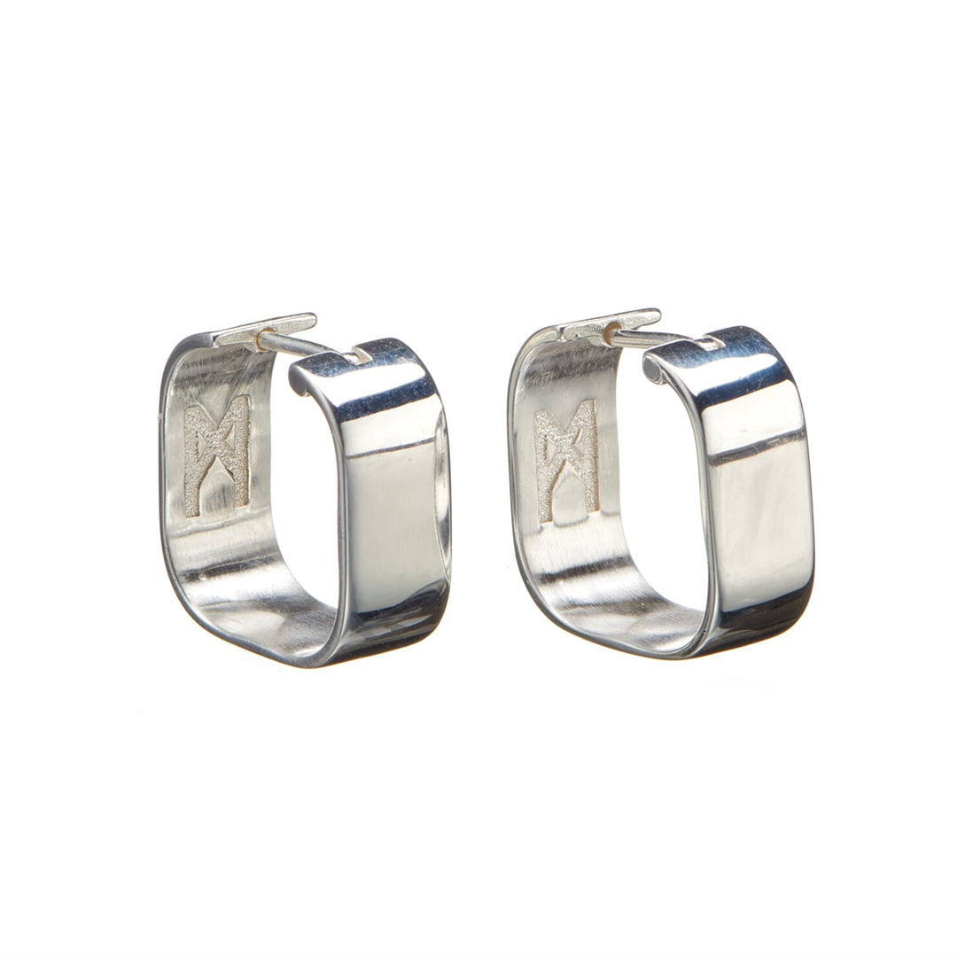 Signature Creole Polished Earrings