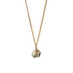 The Raw One Pyrite Octagon Necklace